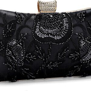 Bridal Clutch Purses for Women Vintage Evening Bag Beaded Purses Accessories Lux